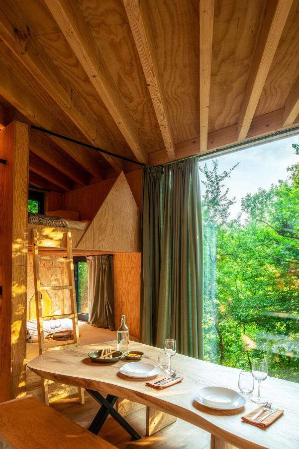 Hutstuf - The Fox & Private Outdoor Spa La Roche-en-Ardenne Exterior foto